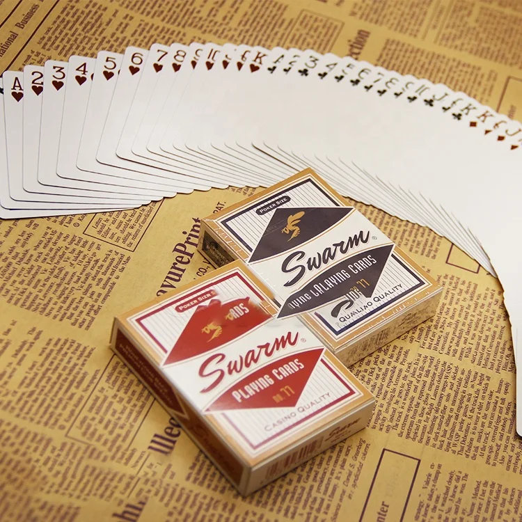 Поставляет специальную фабричную печатную игровую карту казино