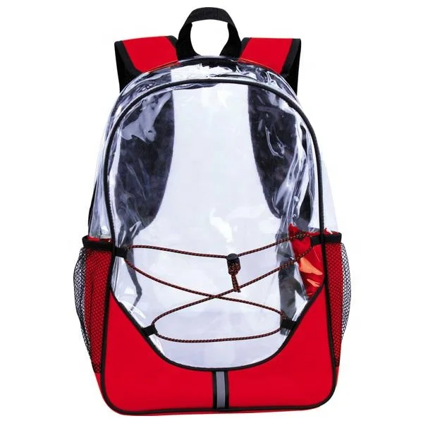 Factory Wholesale Custom Competitive price PVC Material  easy to carry Promotion backpack