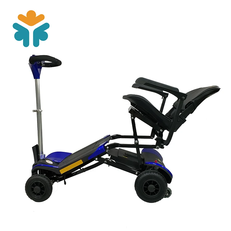 Прямые продажи мини-четыре колеса легкий Электрический складной самокат для пожилых