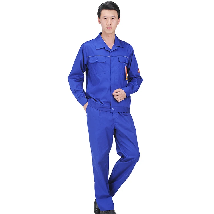 High quality antistatic long sleeve safety working pants men workwear uniform