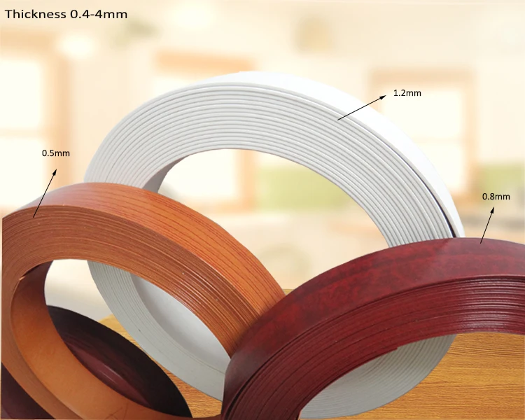 Матовая и тисненная ПВХ лента для кромки мебели, пластиковая облицовочная лента для шкафа