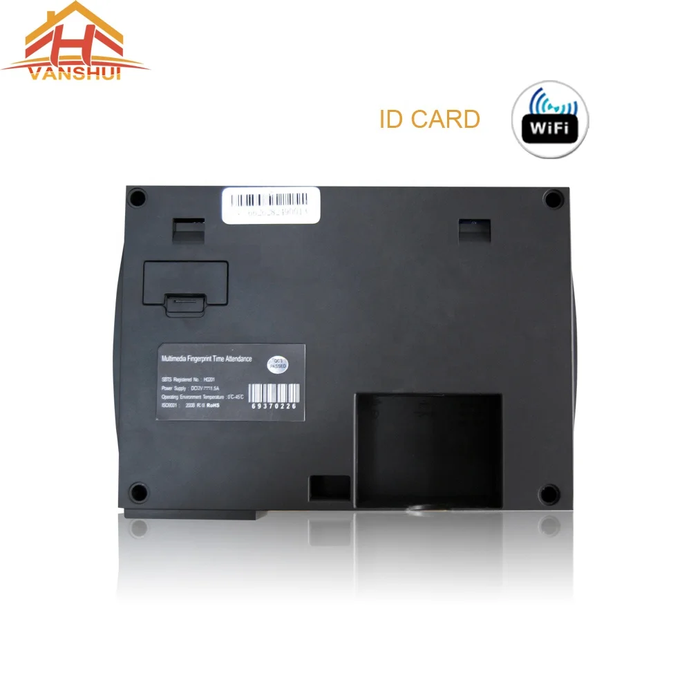 RFID Card and Biometric Fingerprint Time Attendance System with WIFI Function