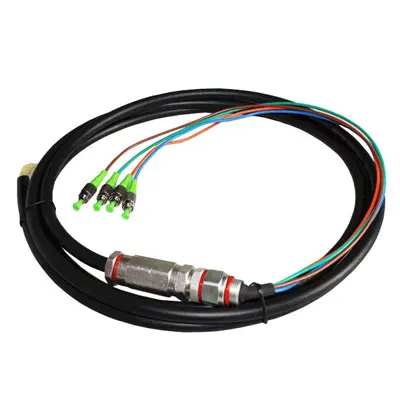 Открытый водонепроницаемый предварительно прекращенный волоконно-оптический кабель