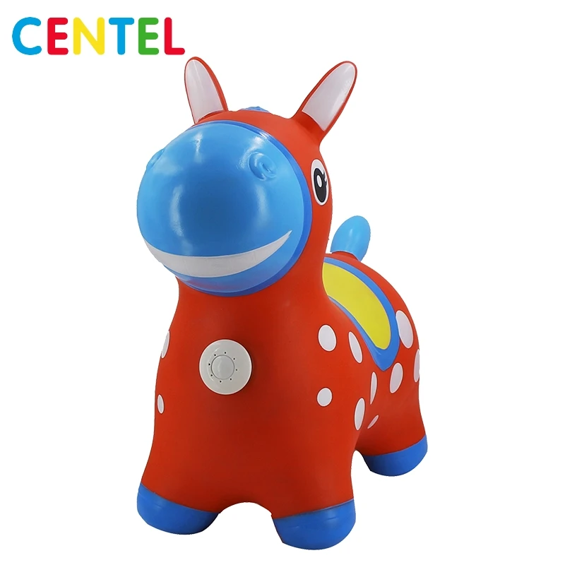 
Inflatable jumping animal hoppers toy 