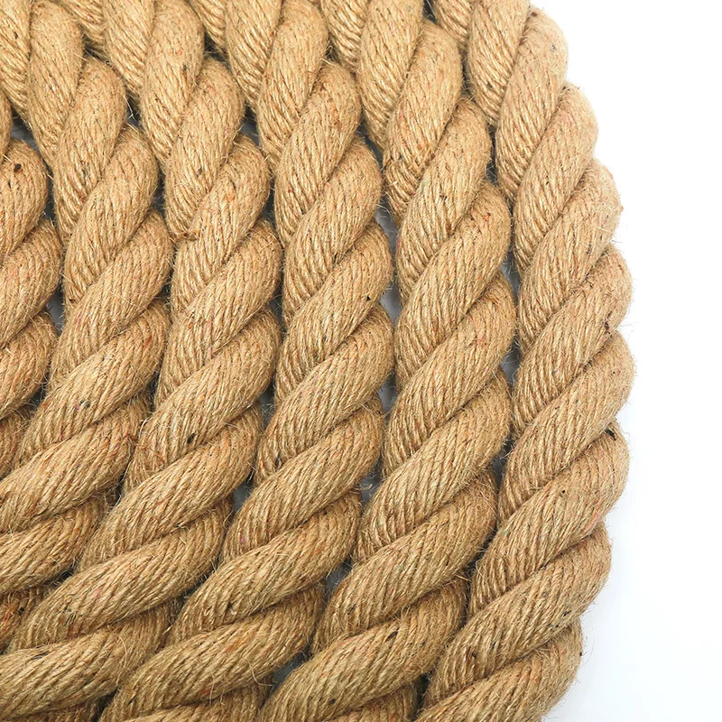 Jute Battle Rope Gym Physical Workout Exercise Training Power 38mm 50mm Colorful / Custom Request Accepted 25mm/ 38mm/ 50mm