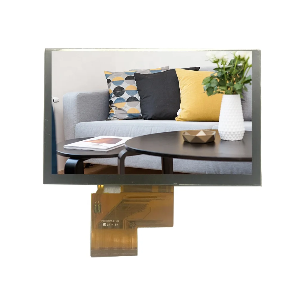 
Hot Sales 5inch 800x480 industry lcd module display panel 