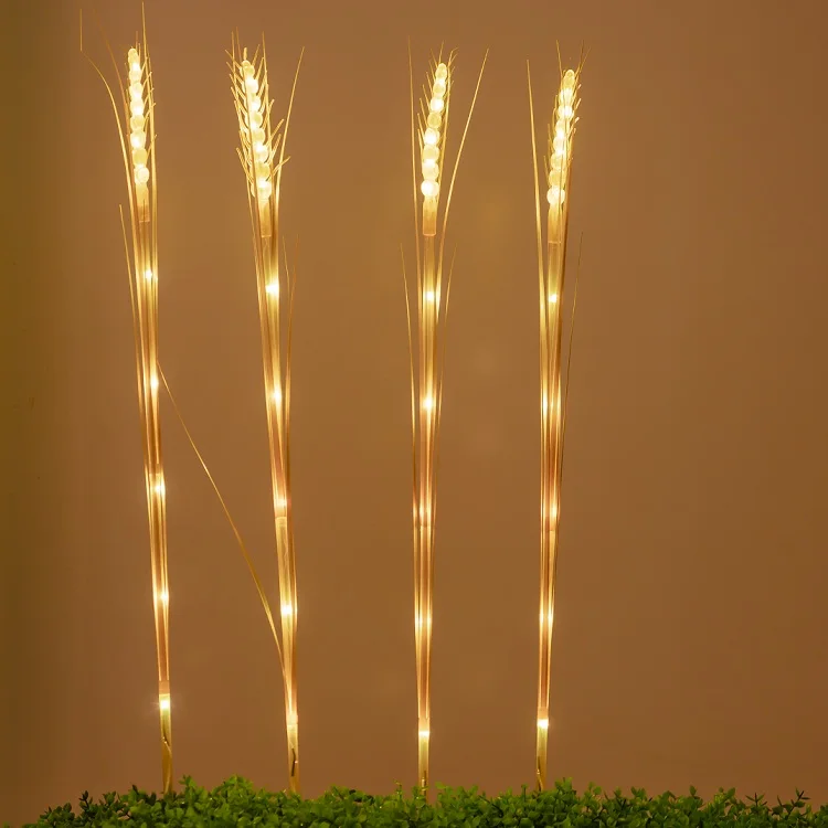 Christmas holiday outdoor waterproof led artificial wheatear lamp for plaza garden decoration