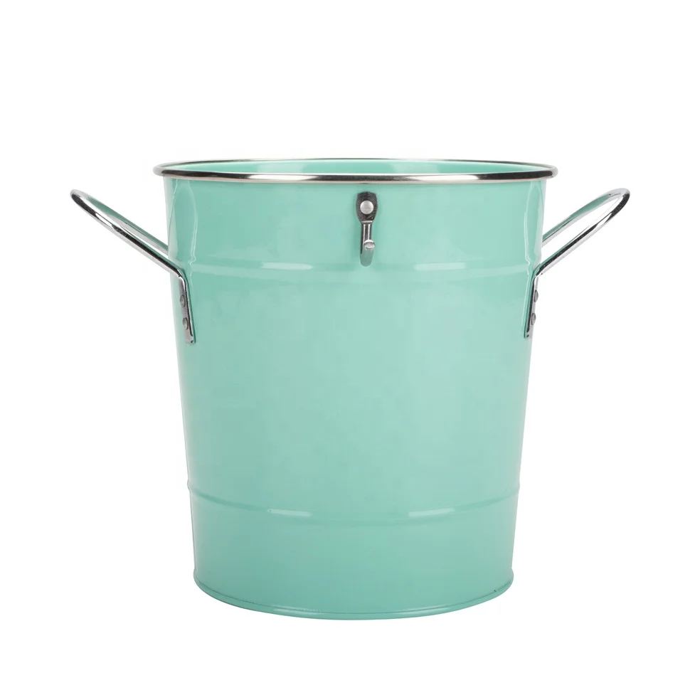Galvanized Metal Party Drinks Wine Champagne Bar Ice Bucket for iced beer and beverage