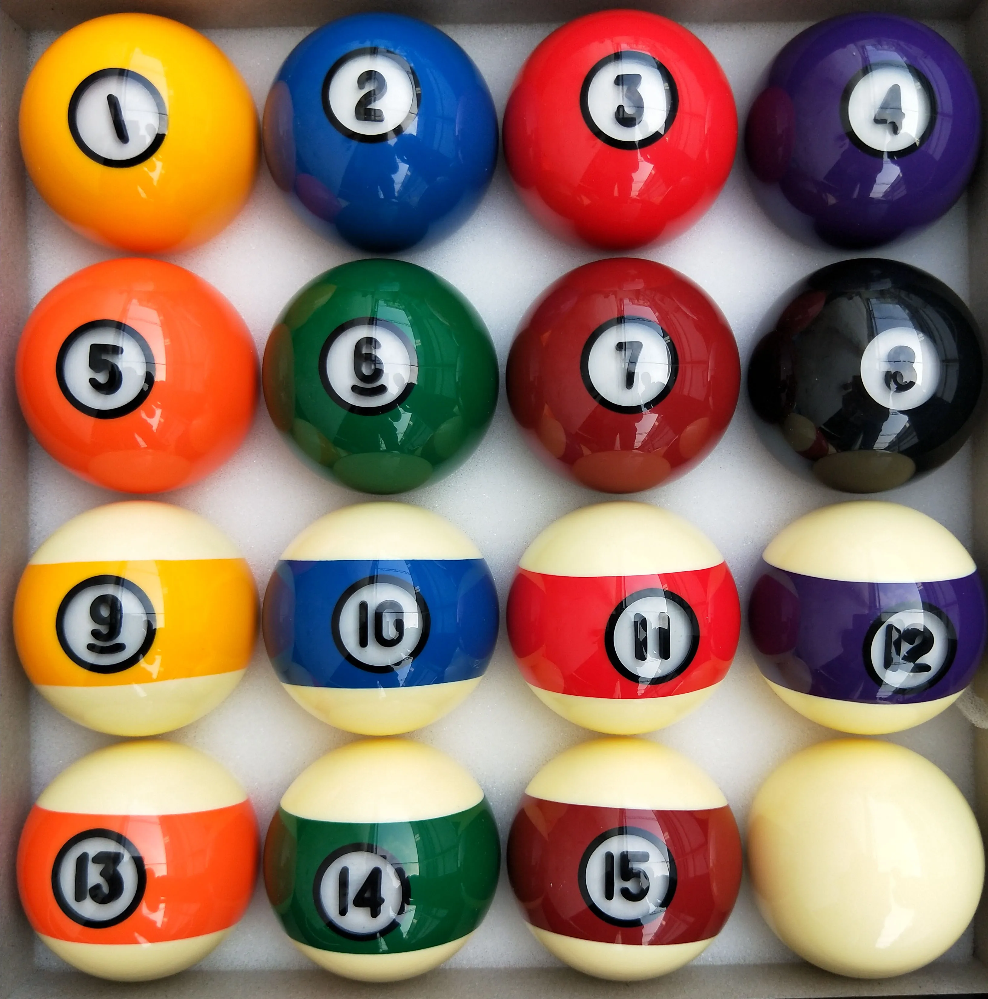 Высококачественный поликардовый бильярдный мяч 3D finish 2-1/4 дюйма TB-019