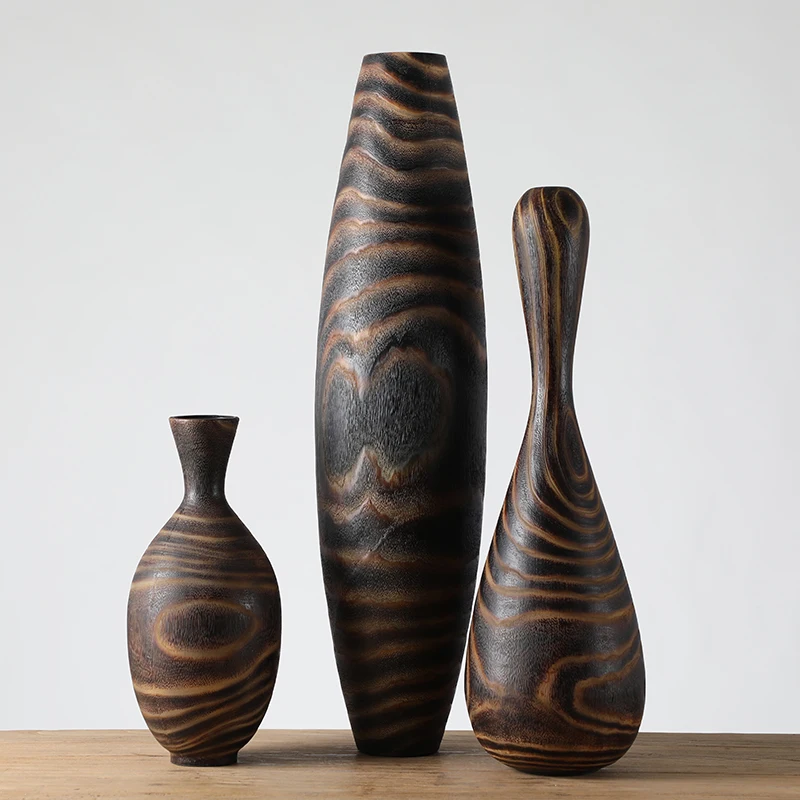 New Home Decoration Western Artistic Vase Decor Modern Flower Vases Decoration Floral Tall Vase