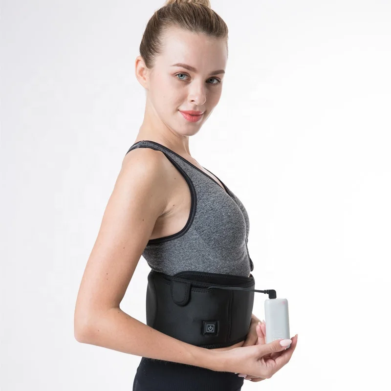 far infrared waist heating belt thermal lumbar pad for back pain