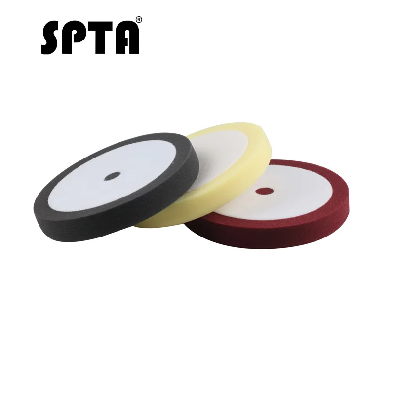 
SPTA 8 inch 200mm Yellow Car polishing pads Foam Buffing Polishing Pads Buffing Pads For Car Care Car Polisher 