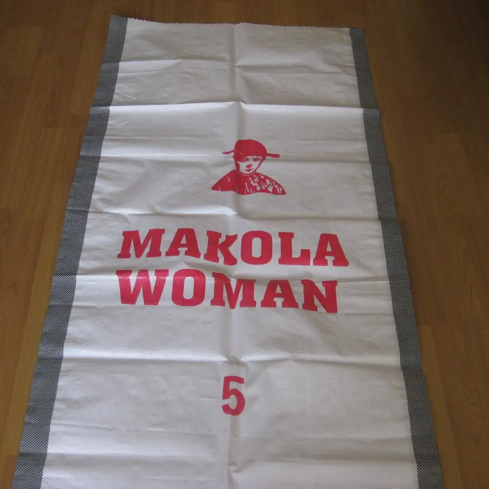 China  cheap 25kg 50kg 100kg  white color pp woven bag