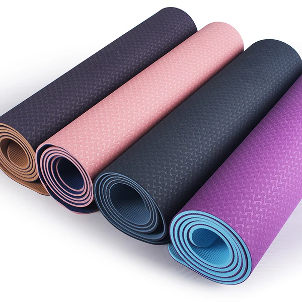 6mm Anti Slip Wholesale China Factory Price Eco Friendly Slight Defects TPE Yoga Mat