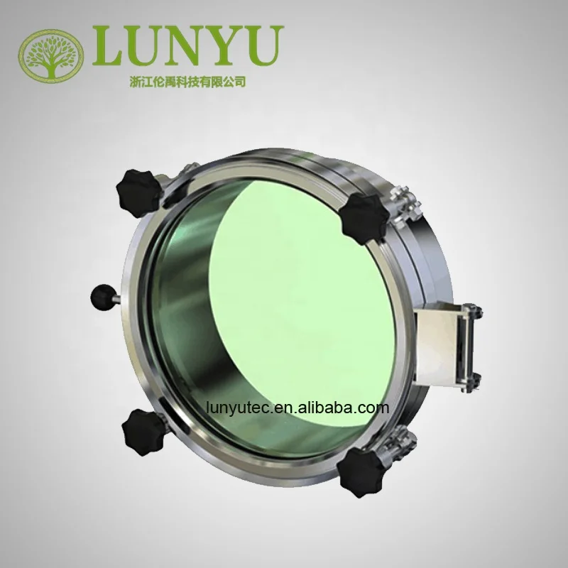 Stainless Steel Sanitary Round Manway With Full Sight Glass For Tank