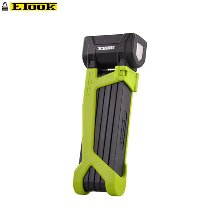 ETOOK High Strength Stainless Steel Rivets Folding Bike Lock For Ebike/Escooter/Motorbike