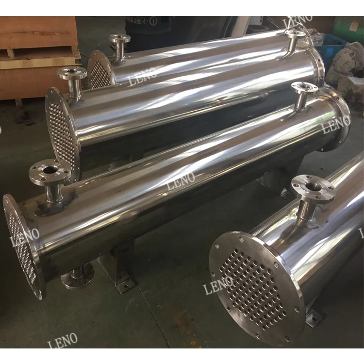 Factory Directly Sale Stainless steel shell and tube heat exchanger for chiller