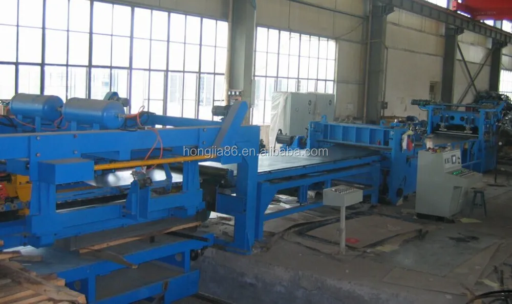 Вырезать по длине линии для резки металла стали листы и плиты в рулонах