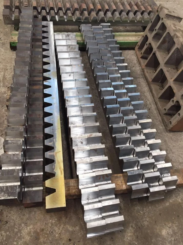 
Customized large module forging 45# steel gear rack and gear 