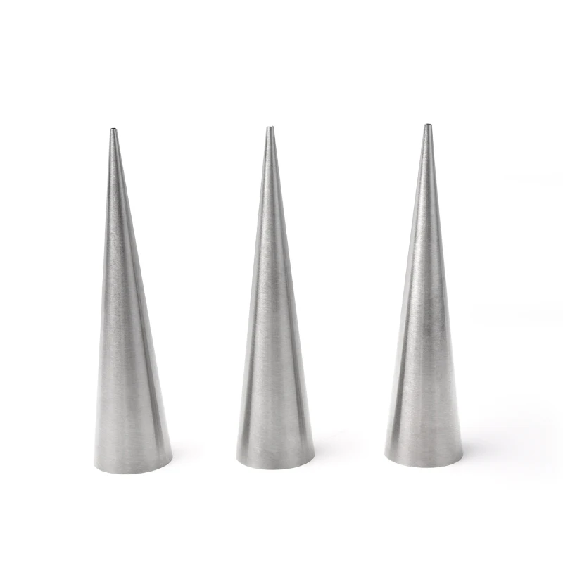 Stainless Steel Non-stick Cone Cream Horn Form for DIY Baking Croissant Cone Pastry Roll molds