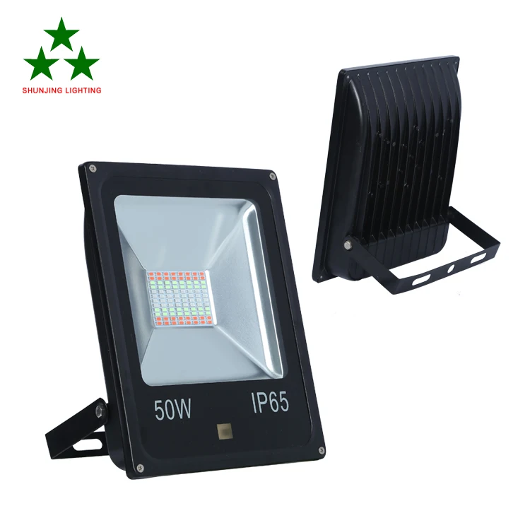 High efficiency ip65 waterproof outdoor RGB 10W 20W 30W 50W RGB led floodlight
