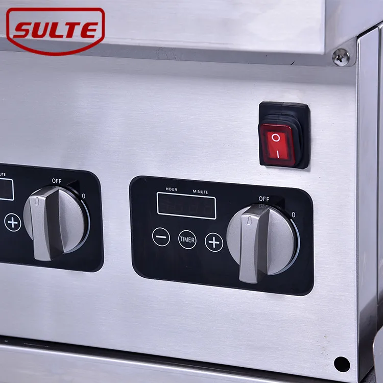 Commercial six head induction cooktop, industrial induction heating plate 6 burner