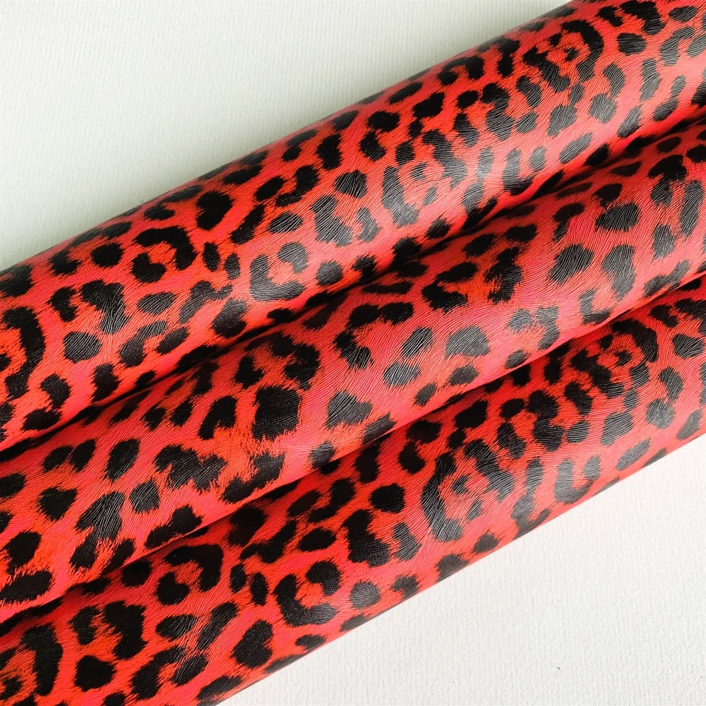 2019 waterproof faux leather for leopard prints designs leather sheets