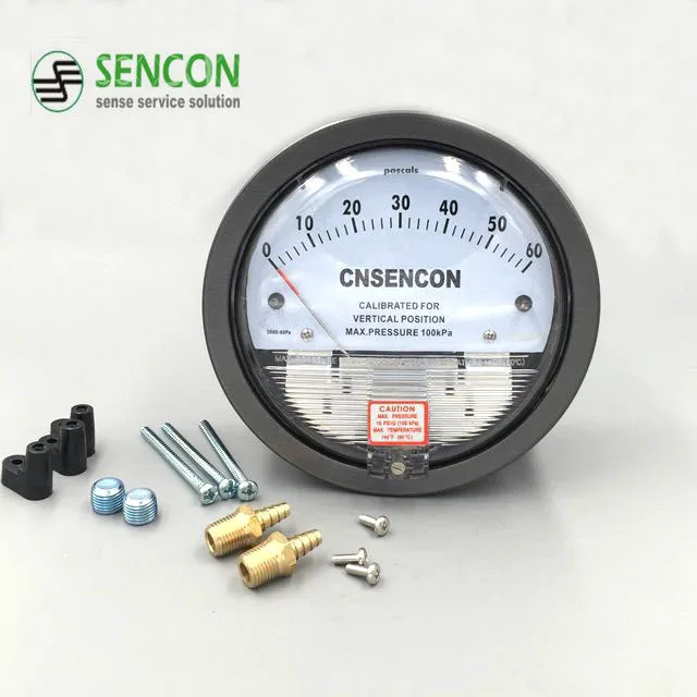 High quality Air Differential Pressure Gauge SCG 0-60pa,0-250pa,0-500pa