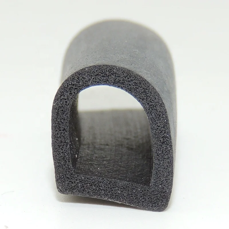 Factory direct supply D type epdm foam sunroof rubber seal strip