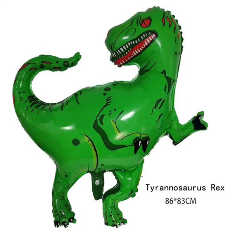
Animal Theme Boys Birthday Party Supplies Dinosaur Balloons Birthday Party Large Custom Foil Balloons Wholesale 