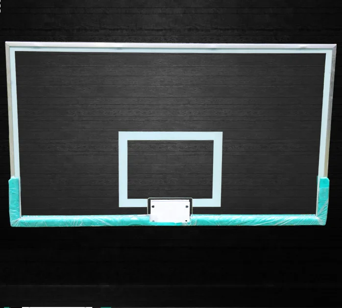 China made outdoor tempered glass basketball backboard with factory price