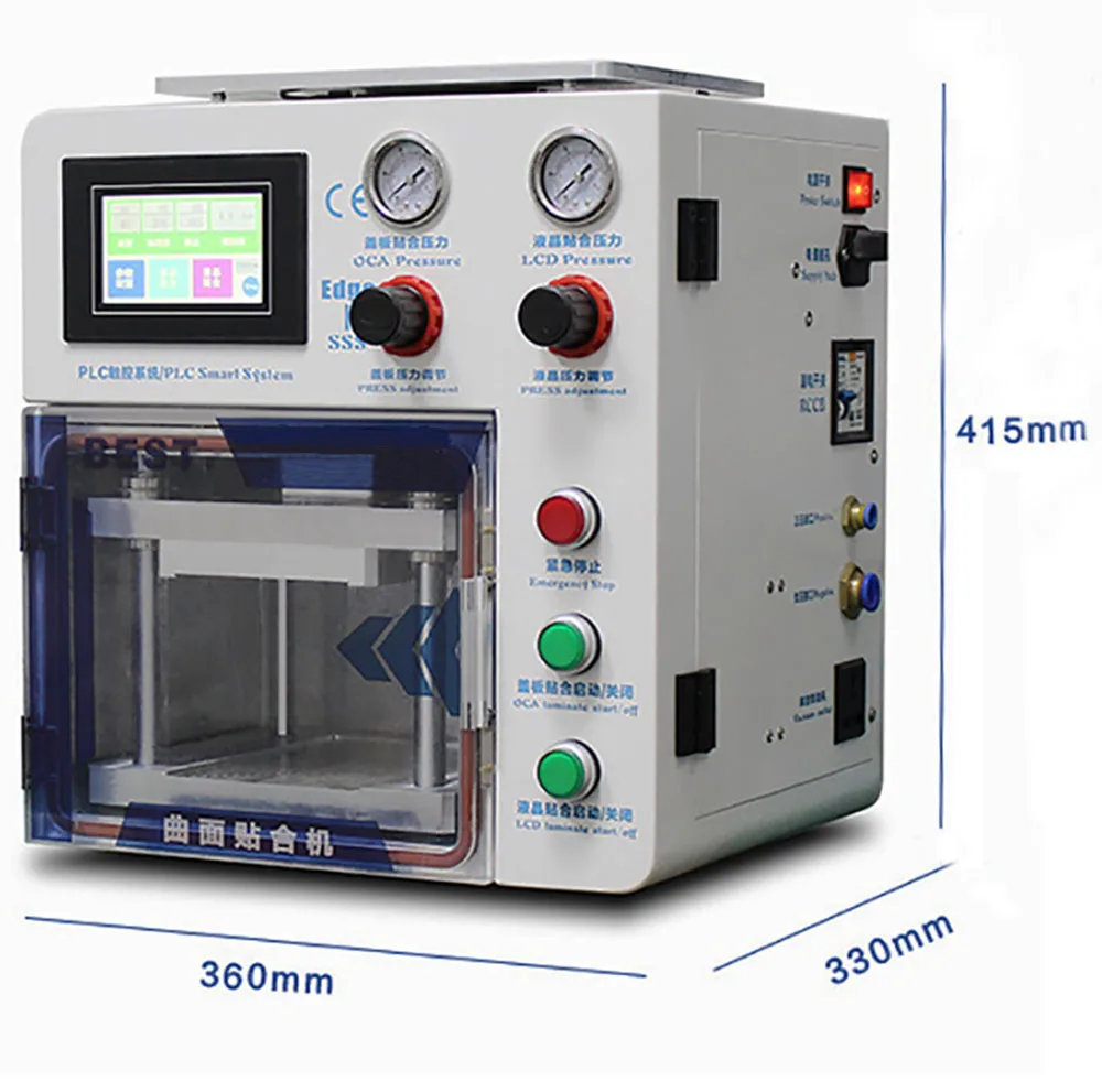 kailiwei   Full set of Samsung lcd inframe lamination for S7 S8 S9 Touch Screen LCD OCA Vacuum Laminator machine