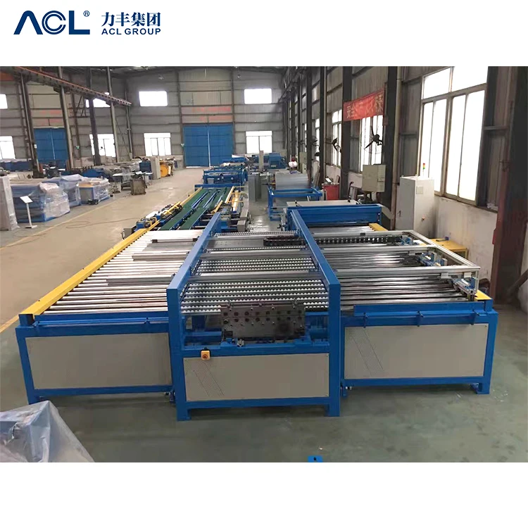 ACL HVAC I shaped stainless steel square automatic 5 lines air duct production machine