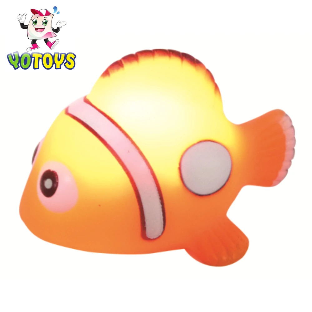 Светодио дный светодиодный мигающий игрушка светящийся игрушки для виниловой ванны Дельфин ребенка принять душ