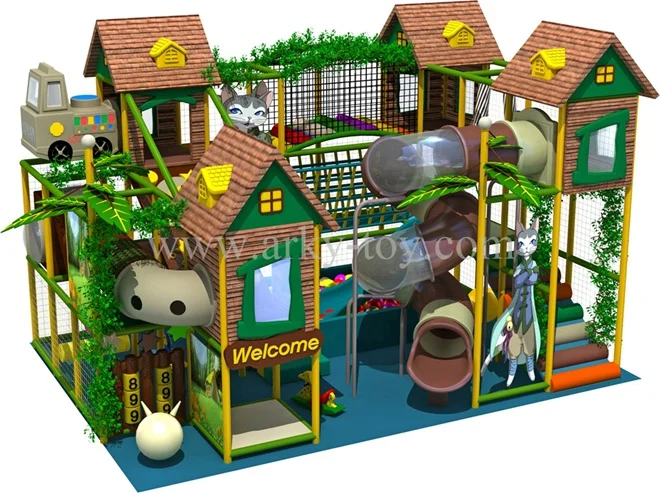 High Quality Forest Theme  Kids Indoor Playground Equipement