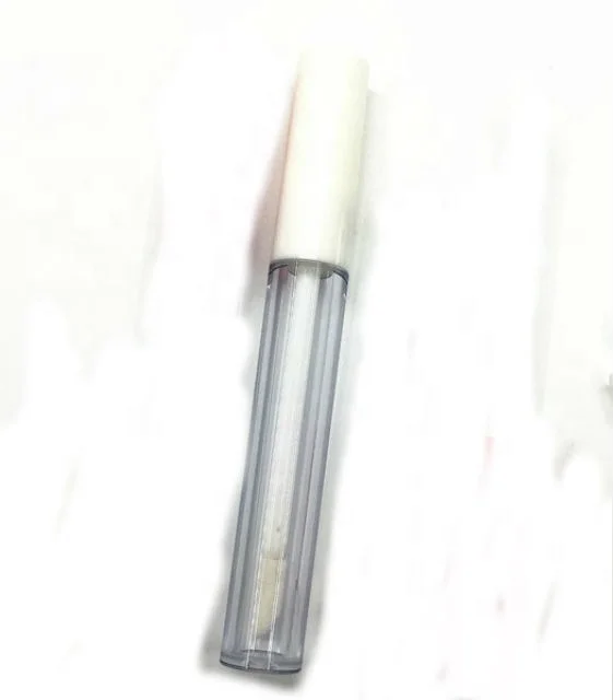 
Empty Transparent Frosted Pink White Cosmetic Packaging 3ml Lip Gloss Tube 