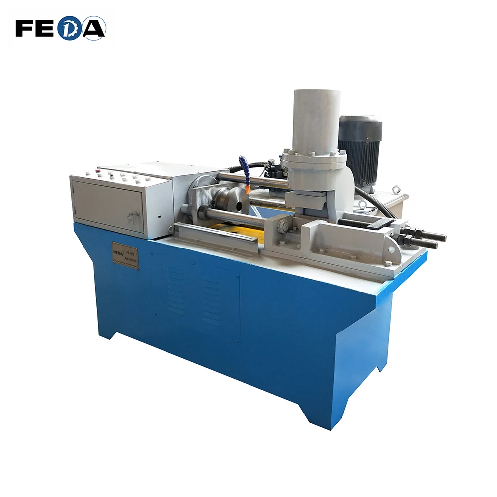 FEDA steel bar diameter reduce machine rods diameter necking machine titanium bolts and nuts