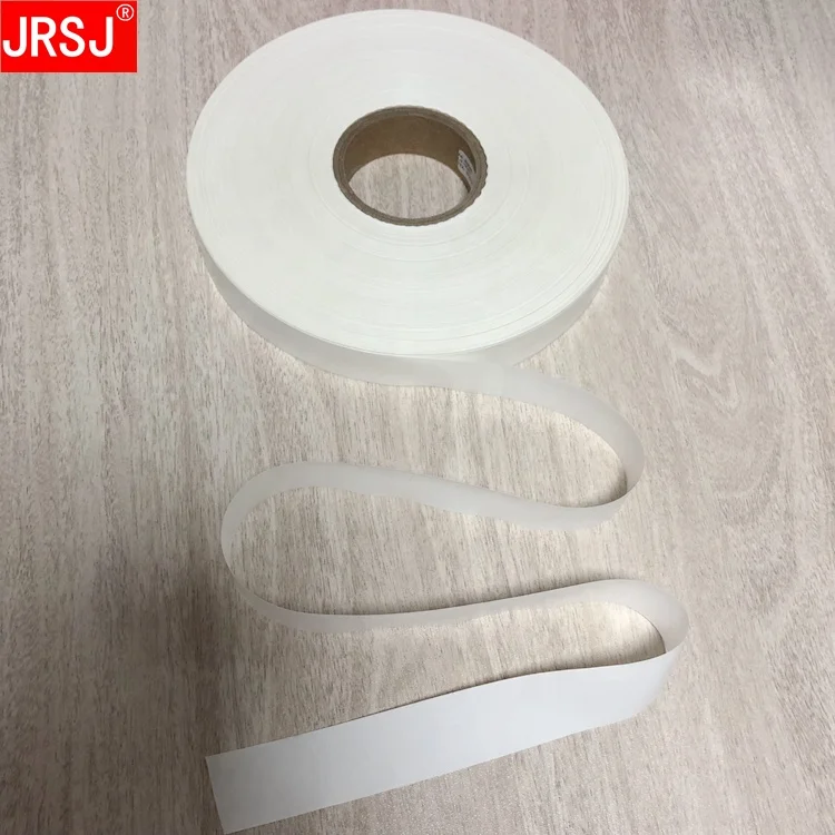 Low MOQ white pure pu waterproof heat bonding seam sealing waterproof leakage tape for raincoat