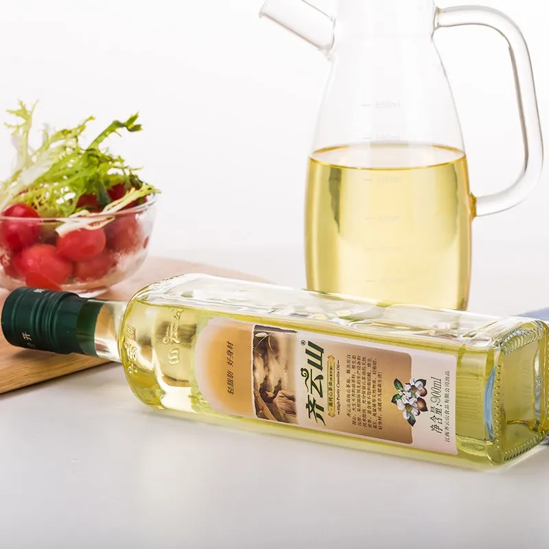 
100% organic brands virgin camellia cooking oil 