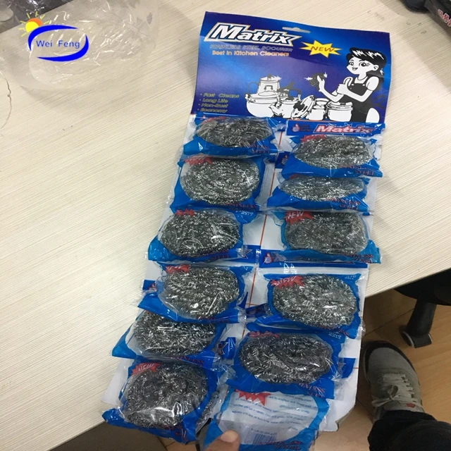  Новый стиль 18 г * 6 чистящий мяч из нержавеющей стали для кухни ampkitchen промышленного