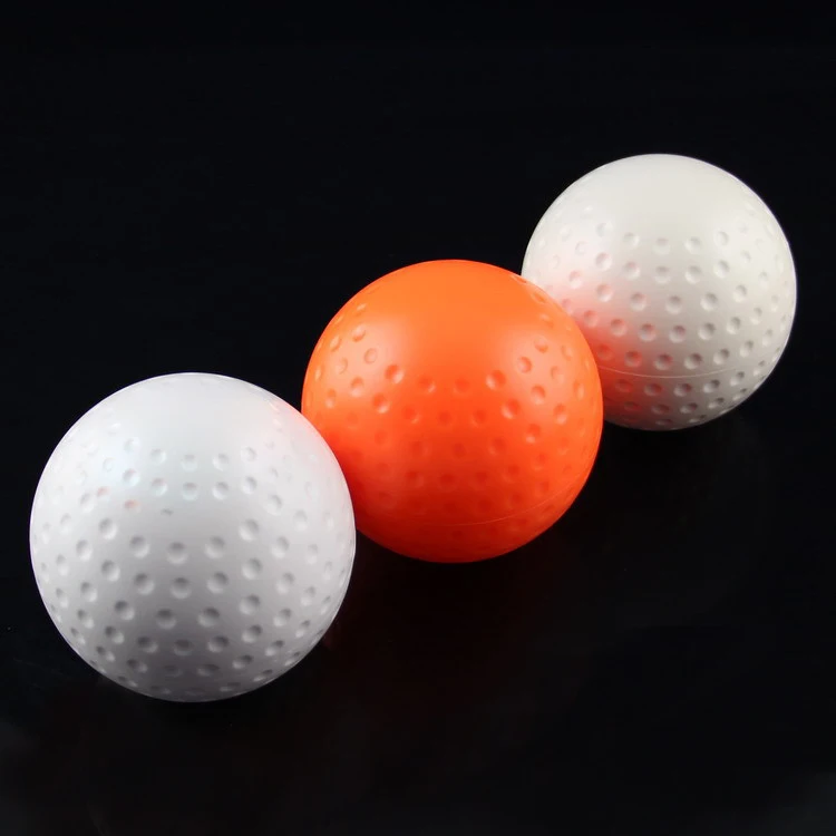 High Quality Sport PVC White Color Dimple Hollow Field Match Hockey Ball