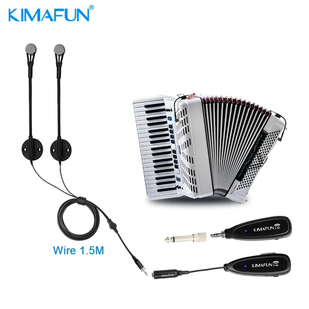 Factory Wholesale Perfect Sound Microphone Accordion Wireless For KIMAFUN Instrument KM-CX710
