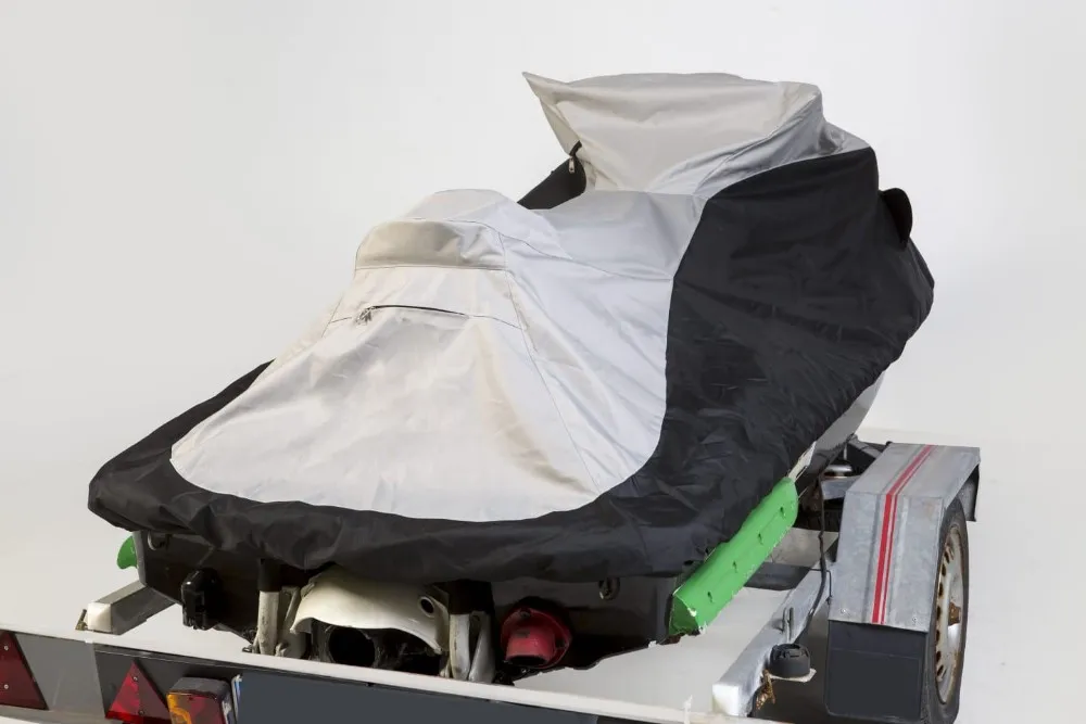 Accessories 600D Polyester Yarn-dyed fabric Waterproof Trailerable Runabout Boat Cover Jet Ski cover