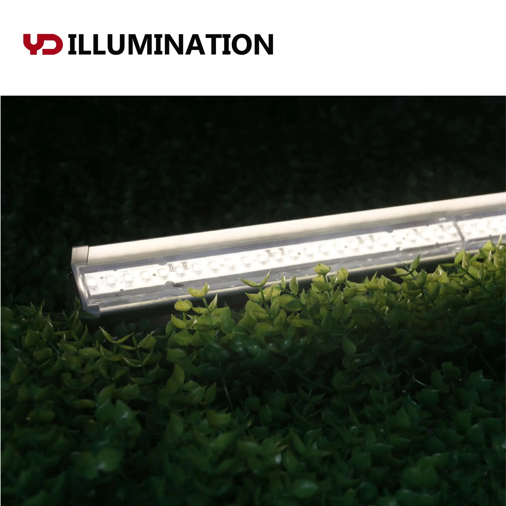 Заводская цена IP68 Водонепроницаемая наружная rgb dv12V светодиодная линейная настенная шайба для фасадного освещения