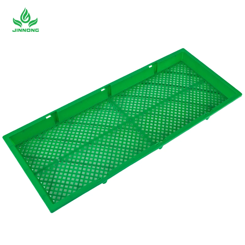 Black PP seedling growth tray layer sprouts plastic seedling tray