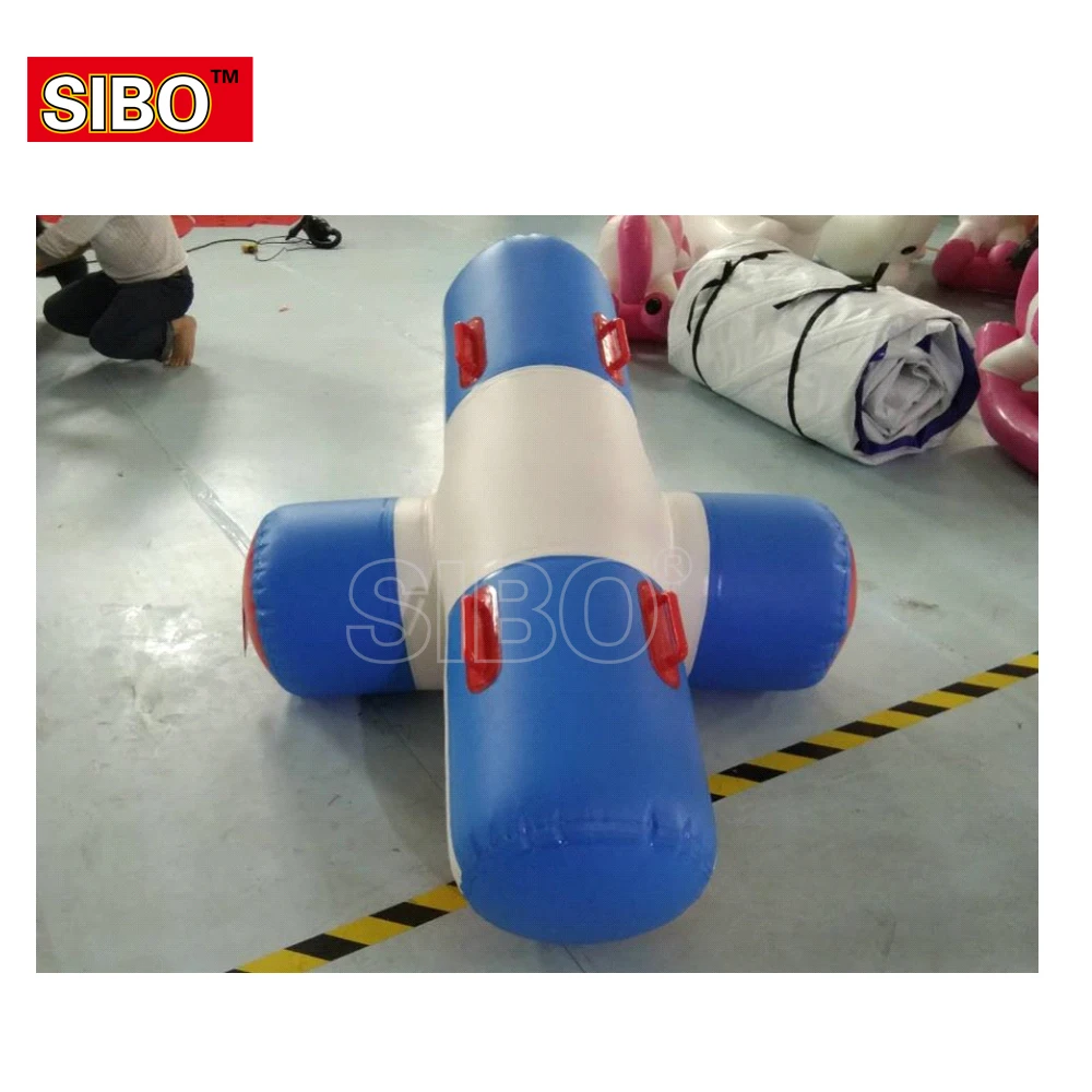 0.9mm PVC adult game inflatable water seesaw for water park