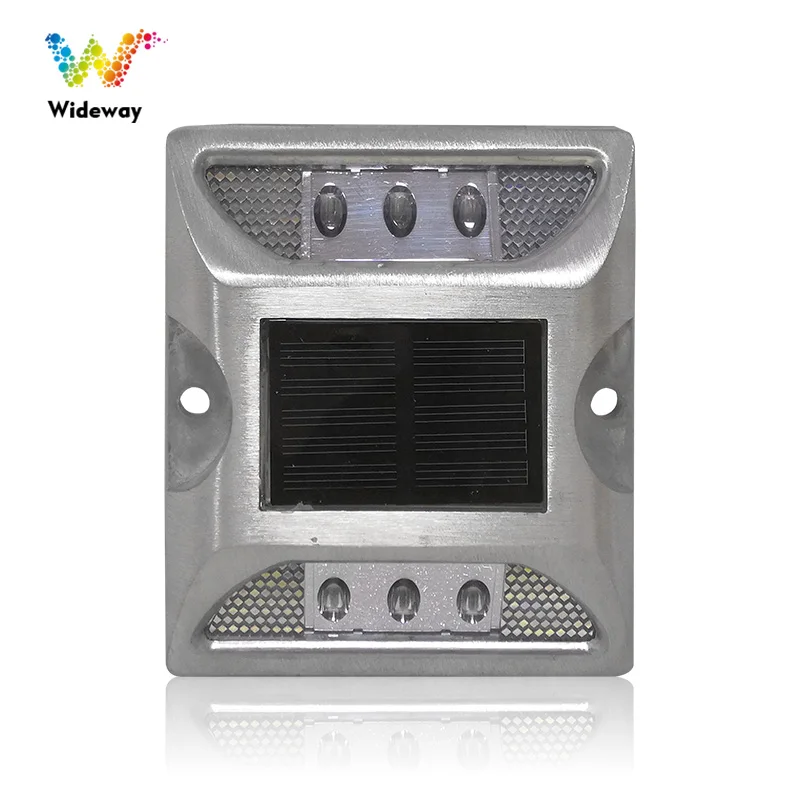 Deck Dock LED Garden Light Aluminium Alloy Raised Pavement Maker Solar Road Stud