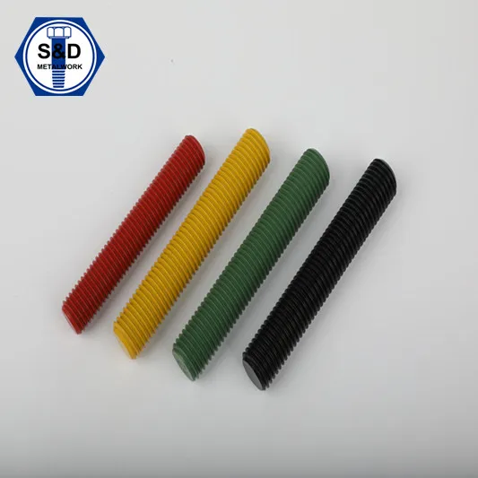 Stud bolt and nut m30 stud bolt astm a193 gr b7 with heavy hex nuts