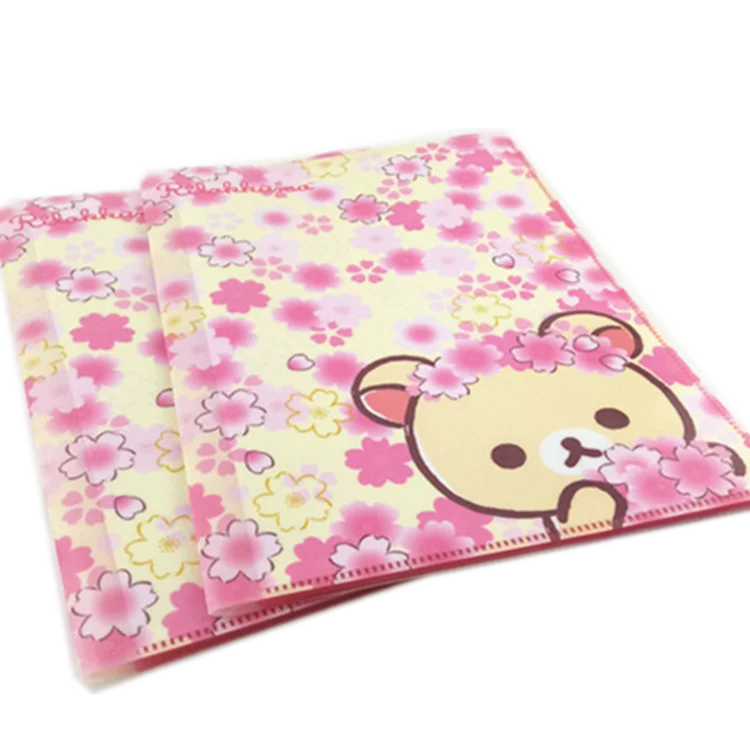 Customized Cover design with waterproof zipper bag Two pocket file Folder for A4 paper