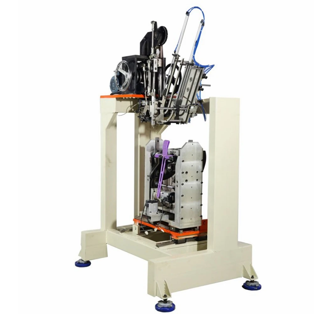 CNC high production automatic 4 axis 1 tufting double brush making machine toilet brush making machine household hockey brush